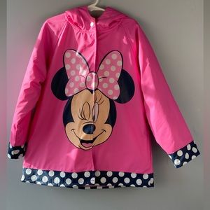 Western Chief Blinking Minnie Rain Coat Size 6x